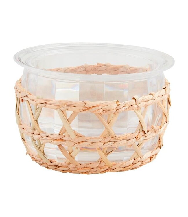 Mud Pie Acrylic Woven Chiller Dip Bowl
