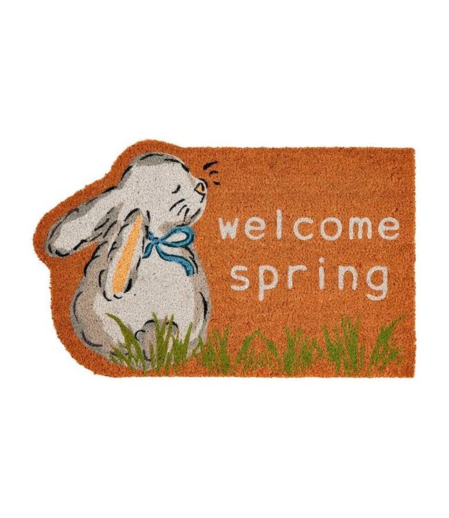 Mud Pie Welcome Spring Bunny Mat