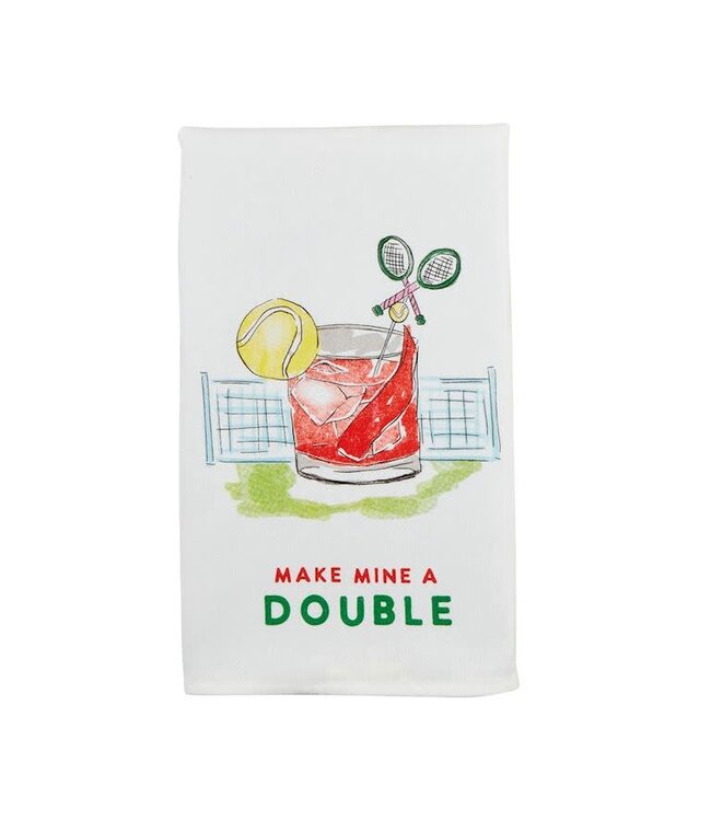 Mud Pie MINE A DOUBLE PRO SHOP TOWEL