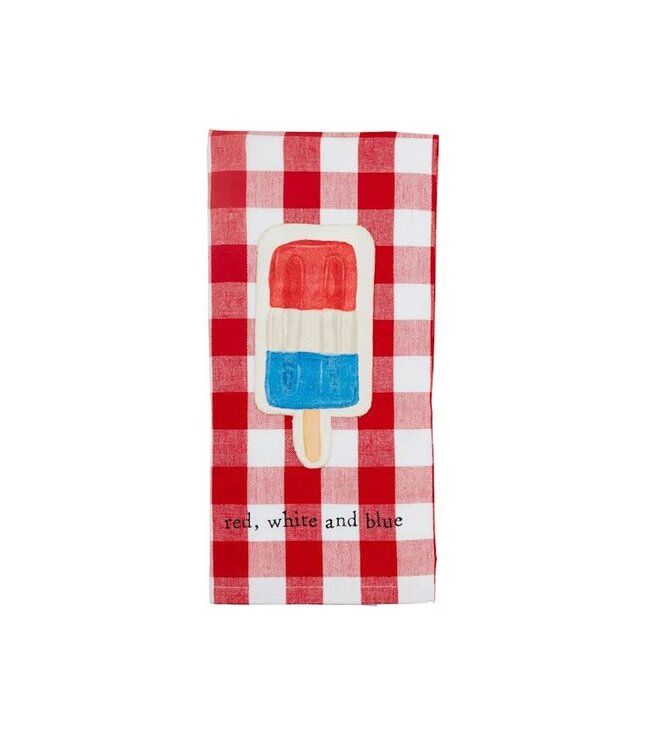 Mud Pie Popsicle Patch Americana Towel