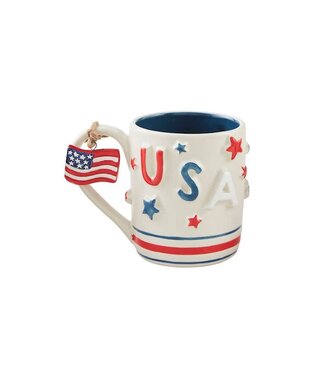 Mud Pie Usa Americana Mug Set