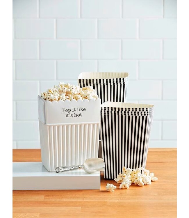 Mud Pie Popcorn Bucket & Bag Set