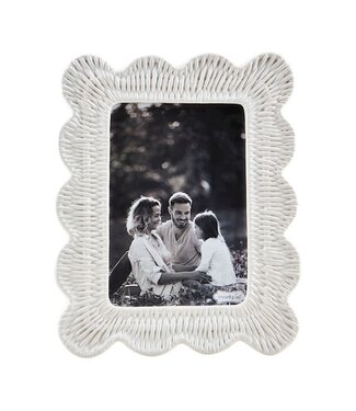 Mud Pie Woven Ceramic Frame 5x7