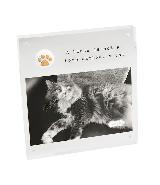 Mud Pie 4x6 Acrylic Paw Cat Frame