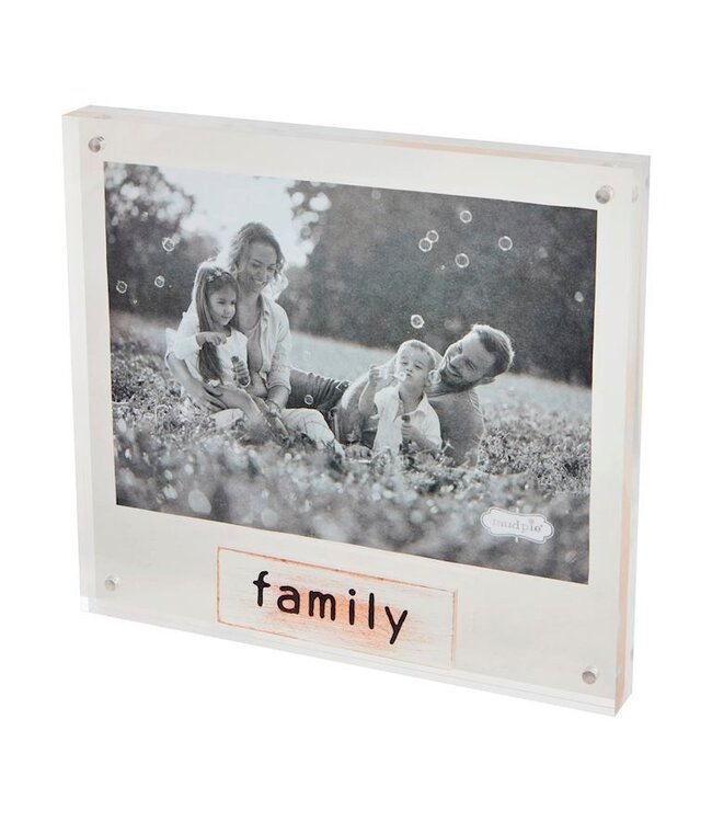 Mud Pie Family Acrylic Frame