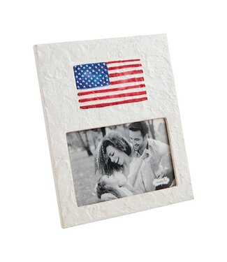 Mud Pie American Flag Frame