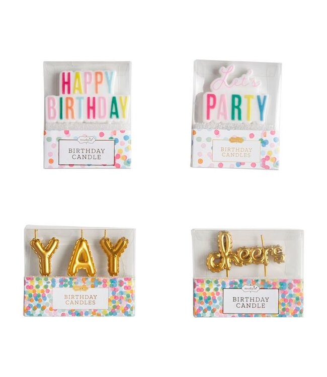 Mud Pie Birthday Candle Sets