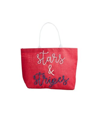 Mud Pie 4th Of July Sparkle Tote-Rd