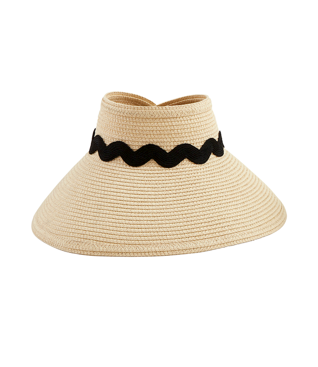 Mud Pie Ric Rac Visor-Tn