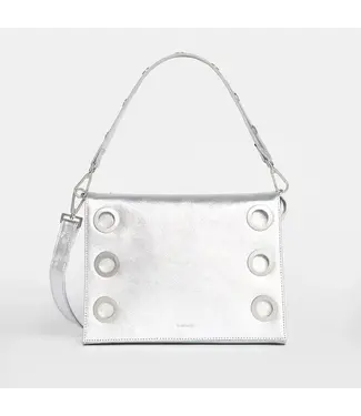 Montana Clutch Lrg - Sidewalk Silver / Brushed Silver