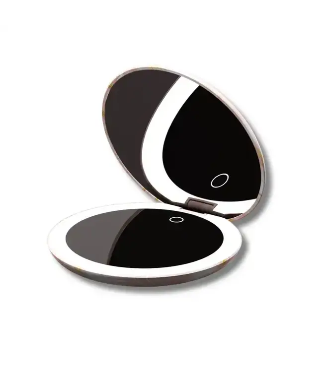 Taylor 5" Mirror LED Lights Marble Rose