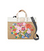 Brighton La Vie En Rose East West Burlap Tote