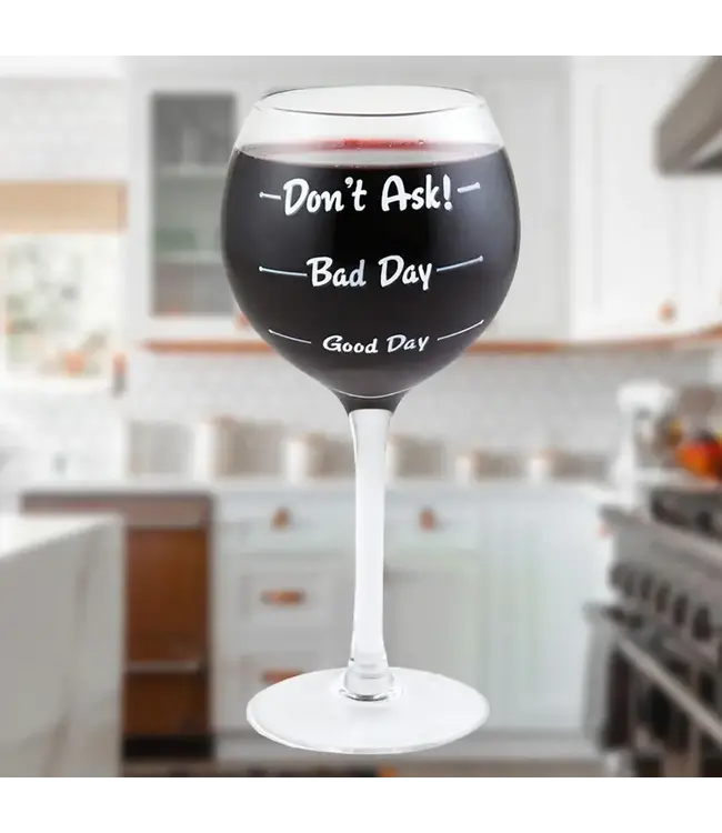 The How Was Your Day Wine Glass