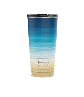 26oz Ombre Insulated Stackable Tumbler (Sand Castle)