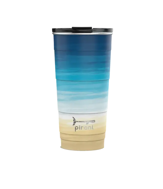 26oz Ombre Insulated Stackable Tumbler (Sand Castle)