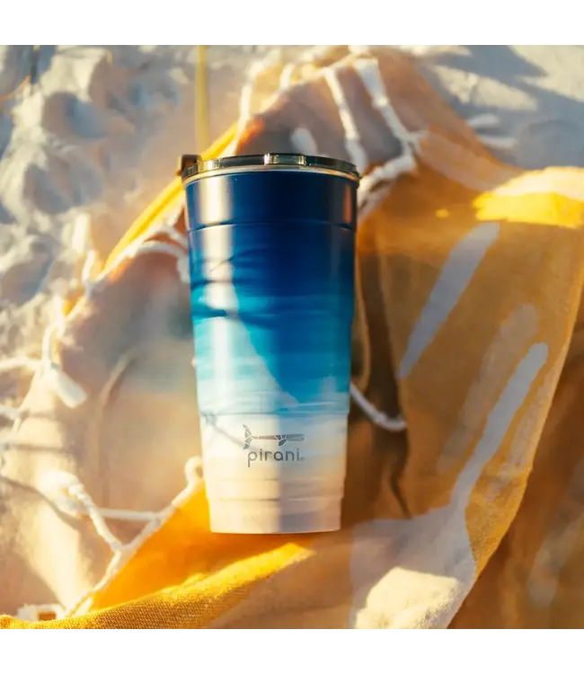 26oz Ombre Insulated Stackable Tumbler (Sand Castle)