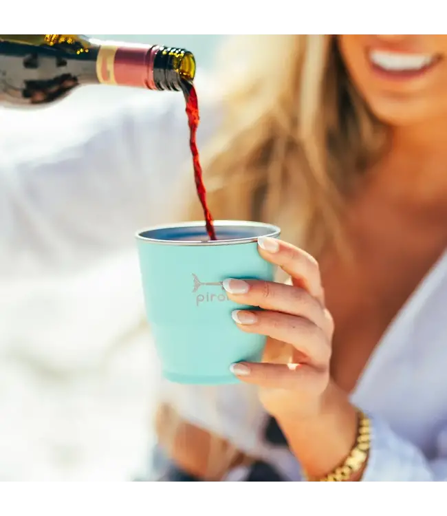 10oz Insulated Stackable Wine and Whiskey Sip and Stacker (Paradise)