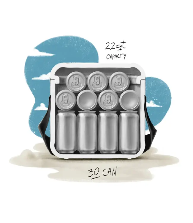 WHITE - 22 QT. EVA LIGHT