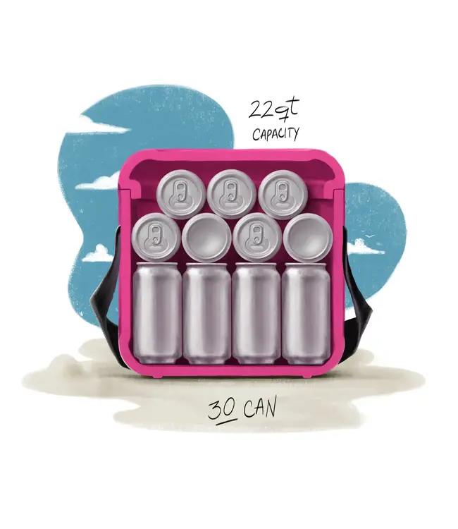 PINK - 22 QT. EVA LIGHT