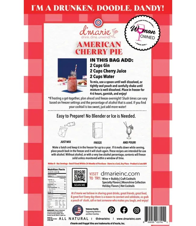 American Cherry Pie - Slush Mix Bag