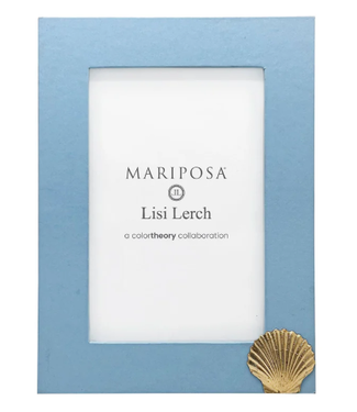 Mariposa 6031S Scallop Periwinkle 4x6 Frame