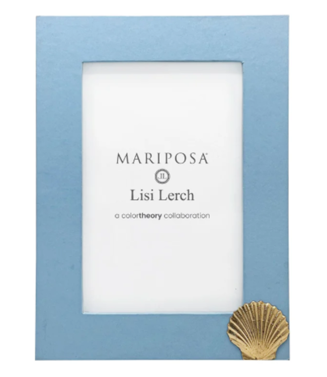 Mariposa 6031S Scallop Periwinkle 4x6 Frame
