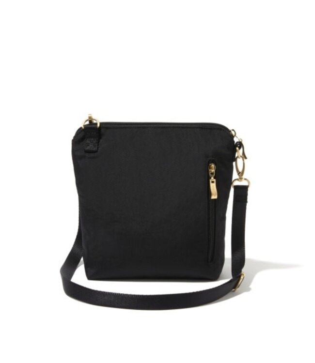 Modern Pocket Crossbody- Black w/ Gold Hardware