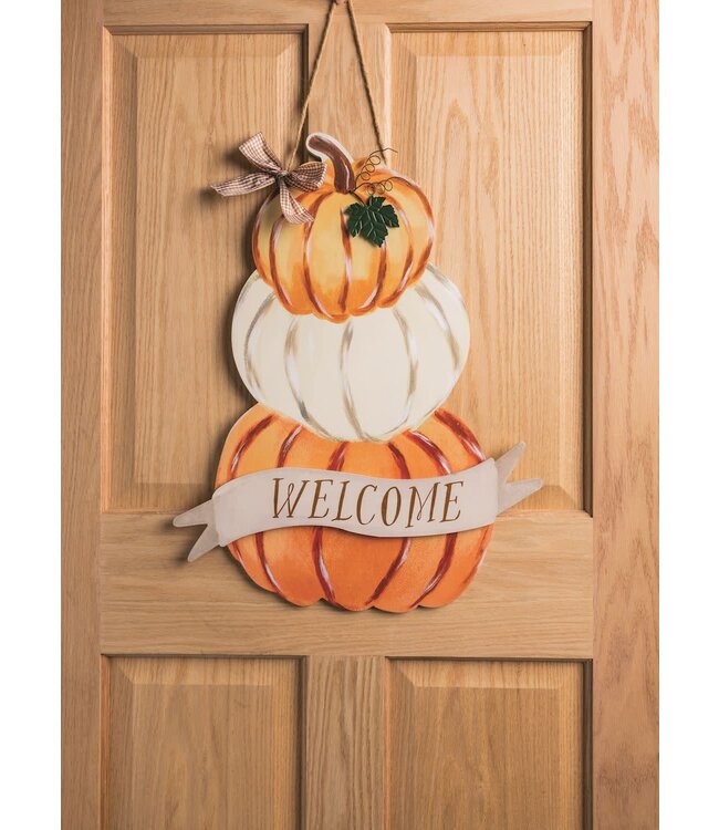 Pumpkin Stack Door Hanger