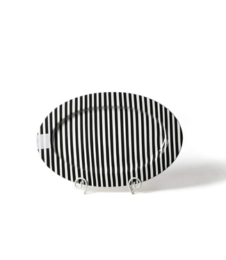 Black Stripe Big 20 Oval Entertaining  Platter
