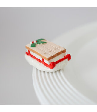 Nora Fleming A444 Ho Ho Whoa (Vintage Sled)