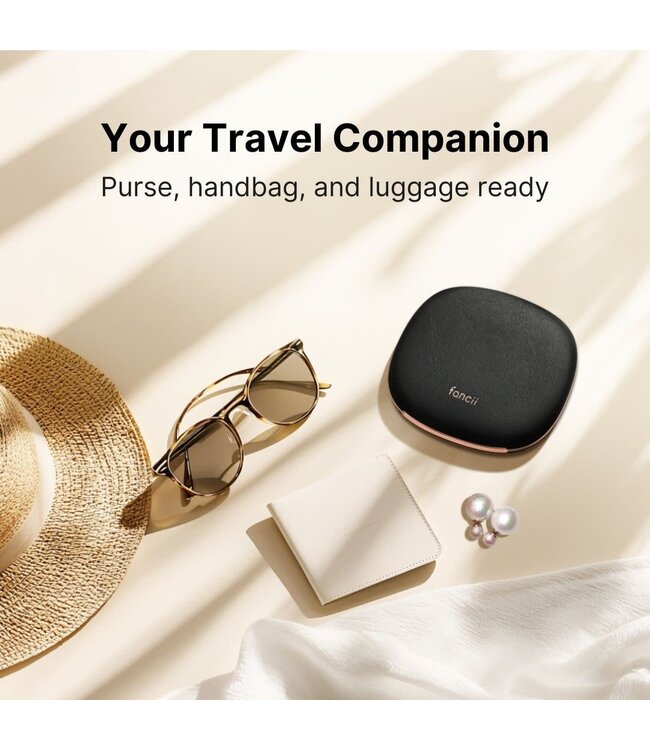 Compact Mirror with LED Lights Mila II | Midnight Majesty