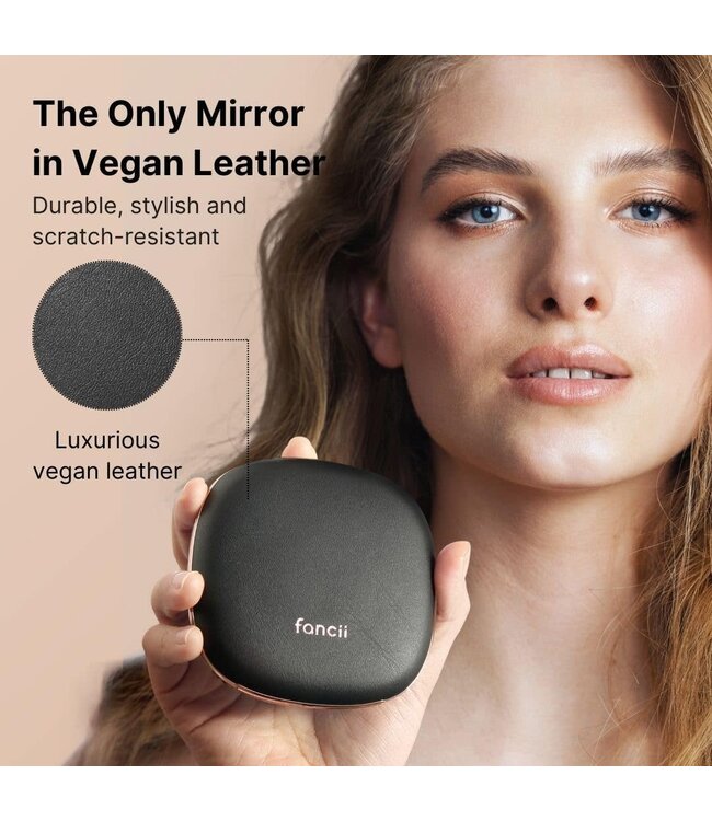 Compact Mirror with LED Lights Mila II | Midnight Majesty