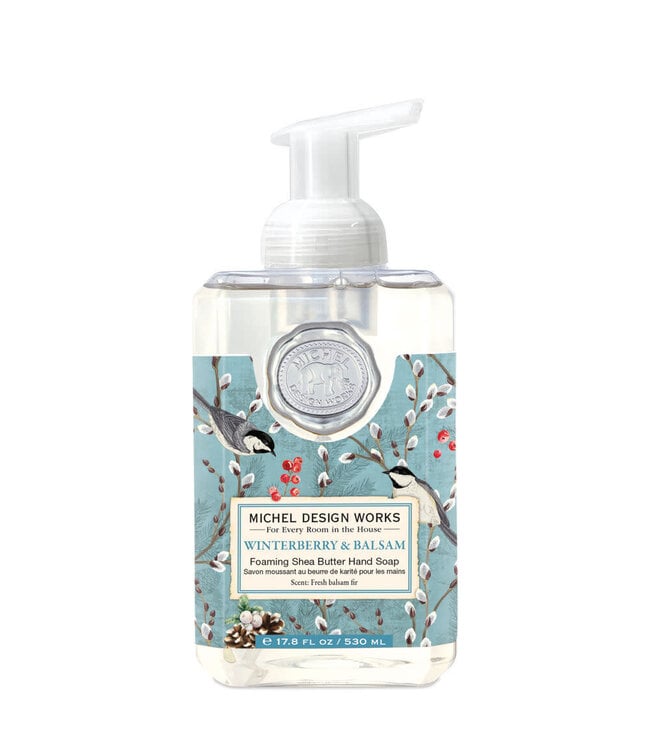 Michel Design Works Winterberry & Balsam  Foaming Soap