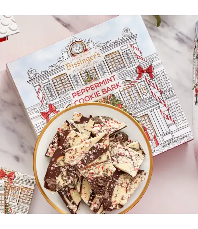 White and Dark Chocolate Peppermint Cookie Bark - 14OZ