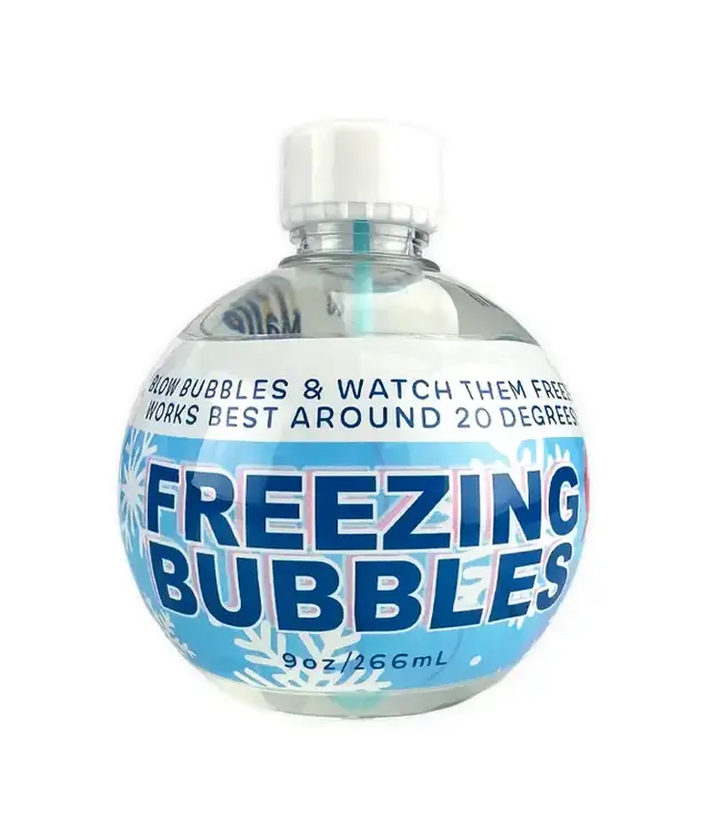 Freezing Icy Bubbles