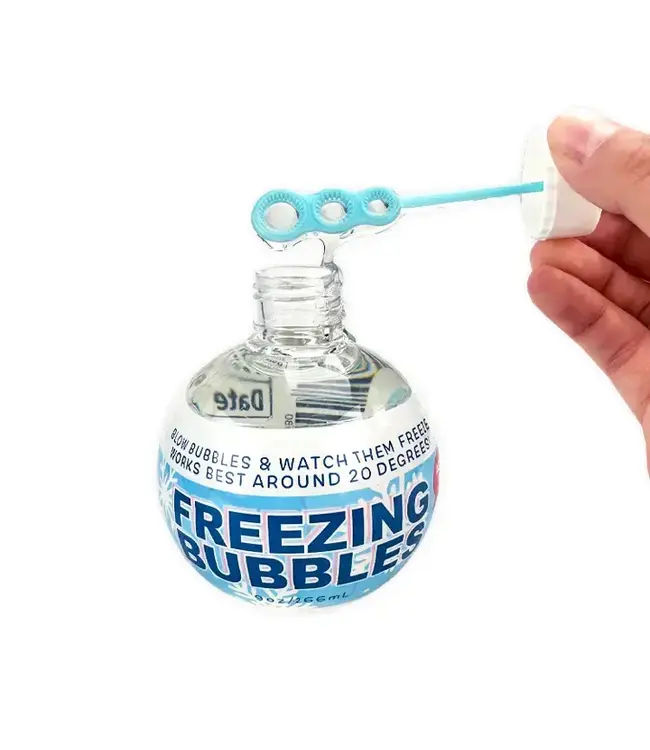 Freezing Icy Bubbles