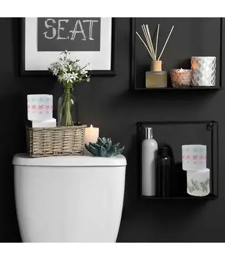 Christmas Pattern - 4pk Toilet Paper Rolls 3-Ply -160 Sheets