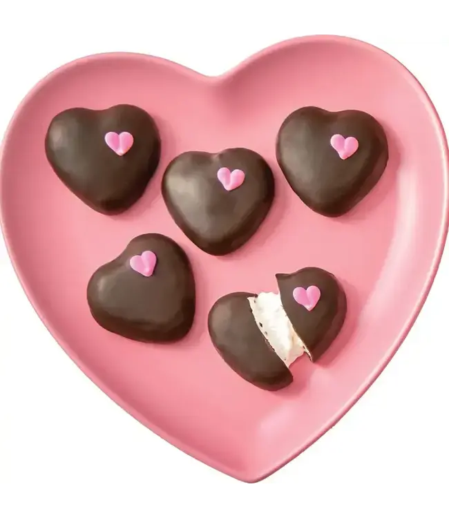 Chocolate Marshmallow Hearts Boxed