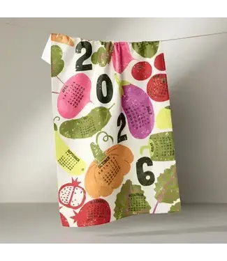 Legume Calendar Tea Towel