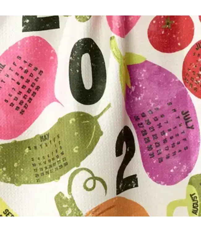 Legume Calendar Tea Towel