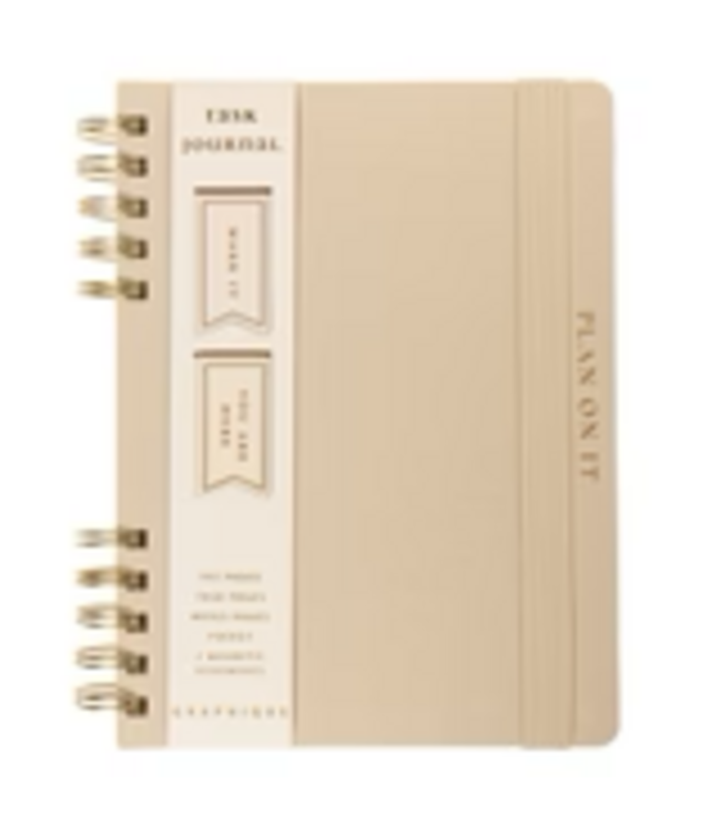 Task Journal - Taupe Fabric
