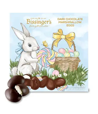 Bissinger's Dark Marshmallow Eggs 12PC