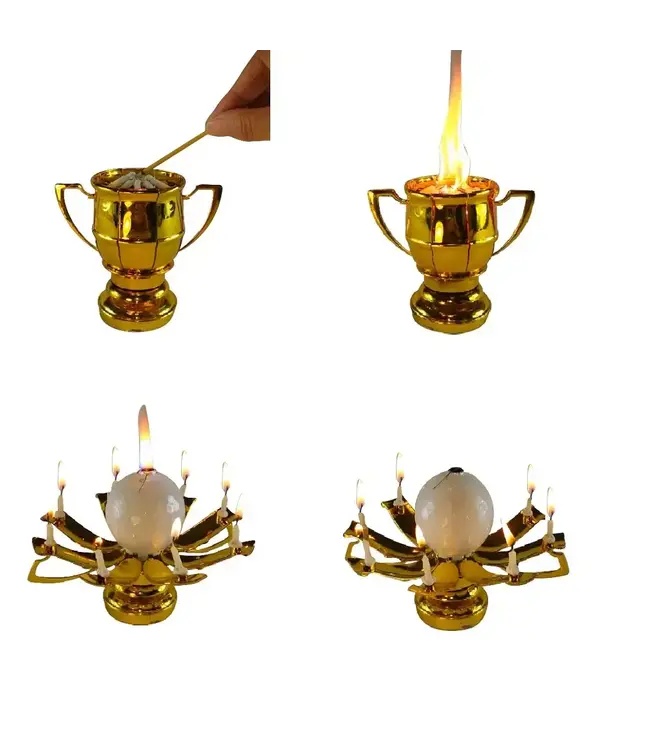 Golf Ball Trophy Celebration or Birthday Candle!