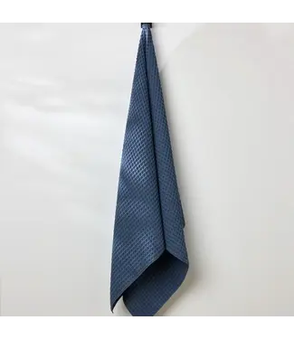 Midnight Blue  Waffle Bath Towel