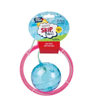 Playground Classics Flashing Skip Ball, Skip and Hop