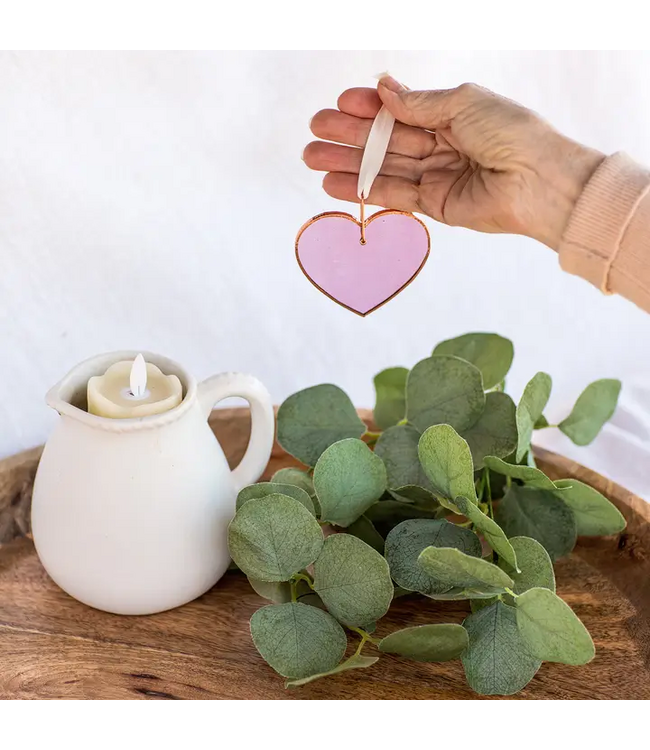 You're the Best Handmade Stained Glass Heart