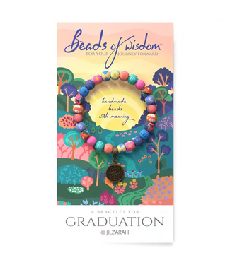 Graduation Beads of Wisdom Bracelet