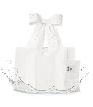 Ivory Pearl Bow Jelly Tote Bag