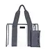 Navy Gingham Jelly Tote Bag