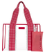 Cherry Gingham Jelly Tote Bag